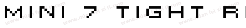 MINI 7 Tight Regular字体转换